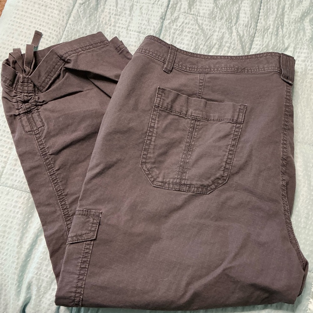 Eddie Bauer Gray Cargo Pants